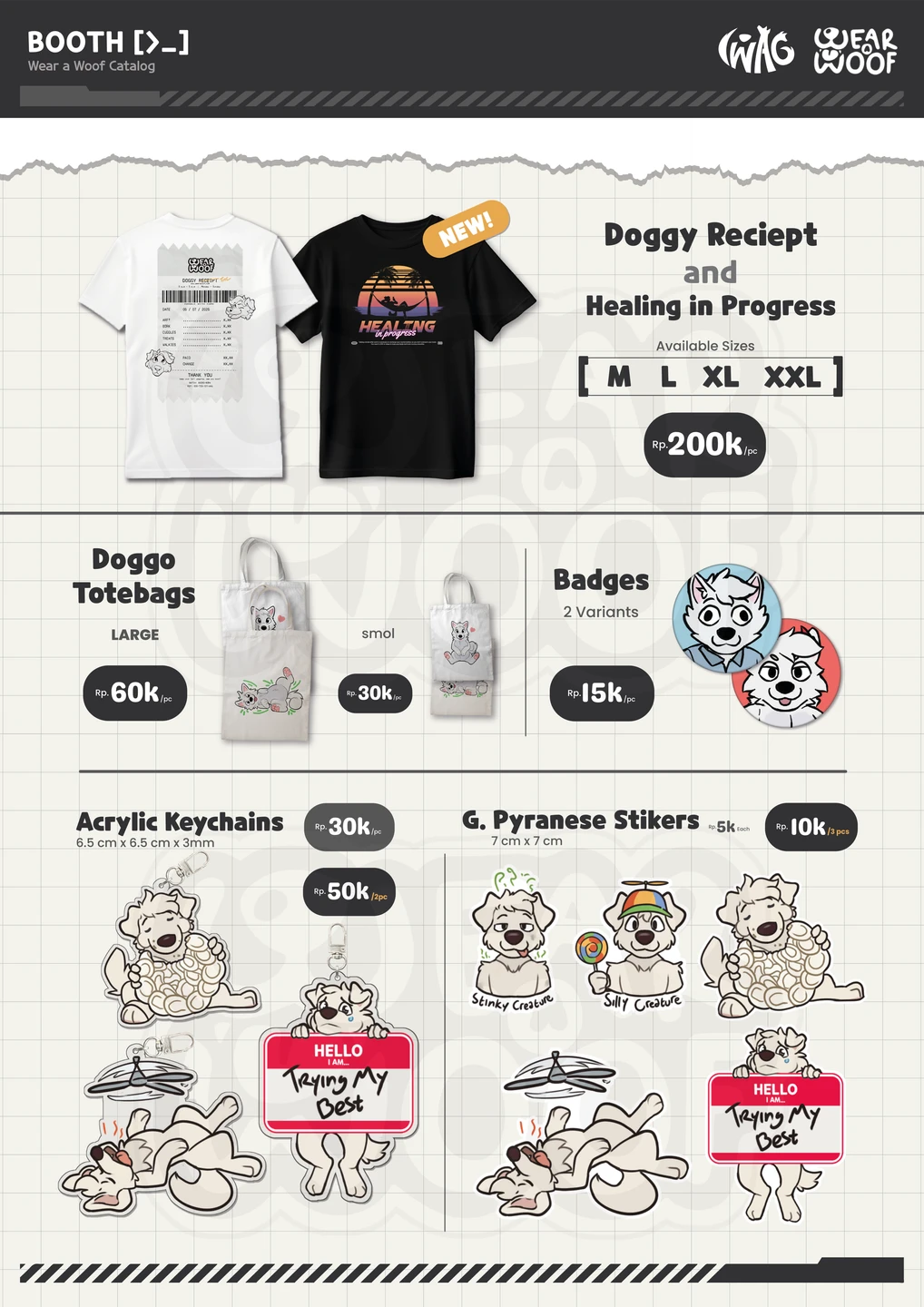 Wear a Woof and Slimy McTee catalogue image 1
